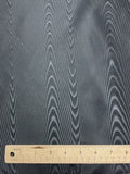 Polyester Moire Taffeta Vintage - Black