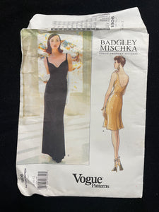 1996 Vogue 1806 Sewing Pattern - Dress FACTORY FOLDED