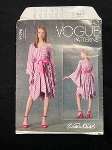 2021 Vogue 1796 Sewing Pattern - Dress FACTORY FOLDED