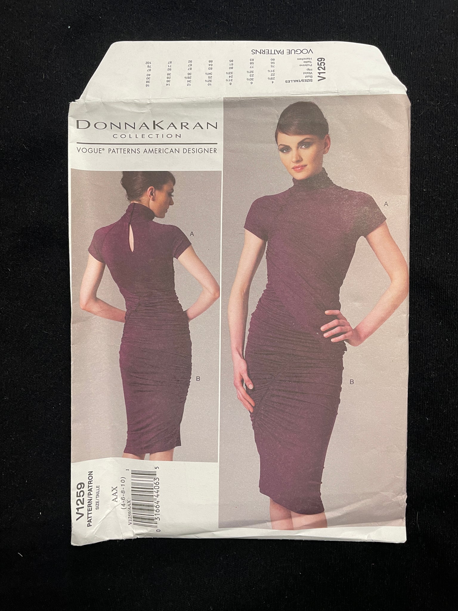 2011 Vogue 1259 Sewing Pattern - Top and Skirt FACTORY FOLDED