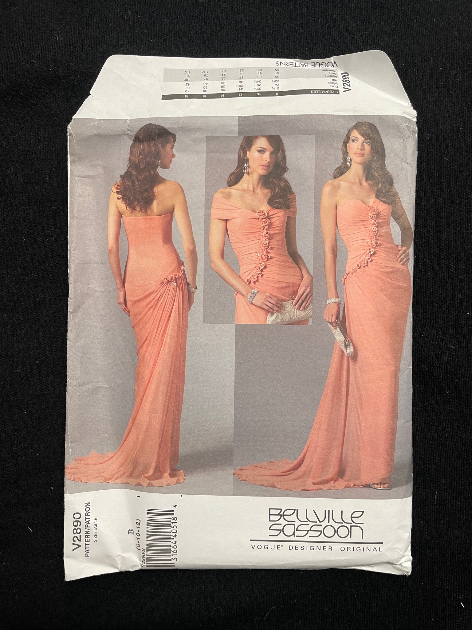 2006 Vogue 2890 Sewing Pattern - Dress FACTORY FOLDED