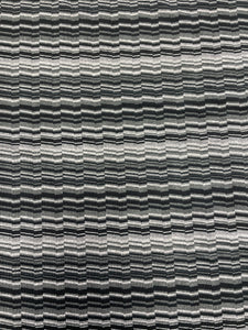 2 YD Nylon Stretch Knit - Black, Gray and White