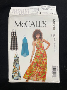 2017 McCall's 538 Sewing Pattern - Dress FACTORY FOLDED