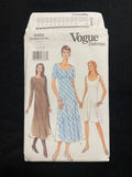 1996 Vogue 9452 Sewing Pattern - Dresses FACTORY FOLDED