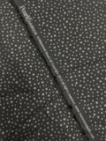 2014 1 2/3 YD Quilting Cotton - Black with Black Polka Dots