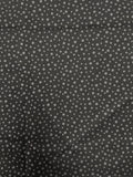 2014 1 2/3 YD Quilting Cotton - Black with Black Polka Dots