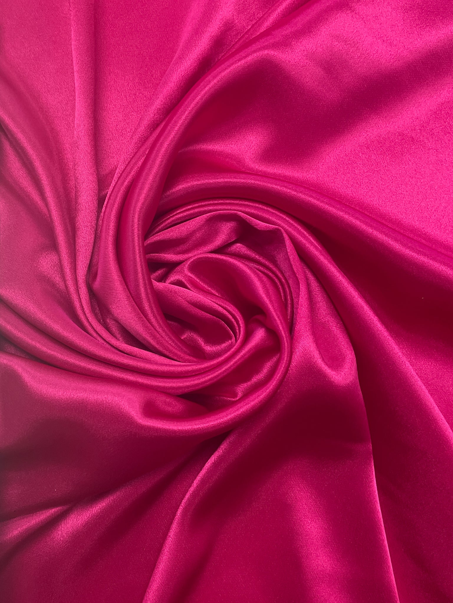 Polyester Satin - Hot Pink