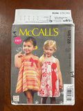 2013 McCall's 6728 Pattern - Toddler's Dress FACTORY FOLDED