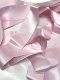 4 3/4 YD Polyester Satin Blanket Binding - Pastel Pink