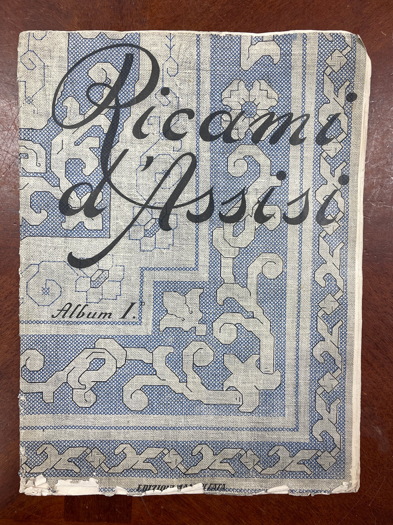 1958 Embroidery Book - Ricami d'Assis Album I