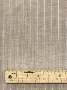 3 5/8 YD Polyester Crinkle - Beige with Self Satin Stripe