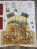 SALE Quilting Cotton Vest Panel - Autumn