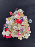 Buttons 1/2 Pound Bundle Vintage - Shell and Stone