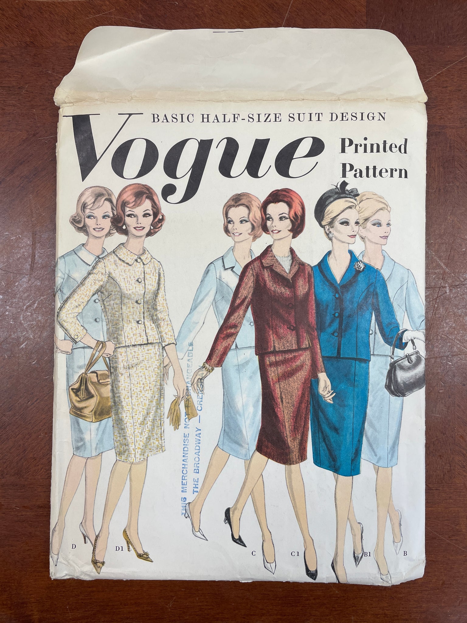 1960 Vogue 3006 Pattern - Women's Basic Suite