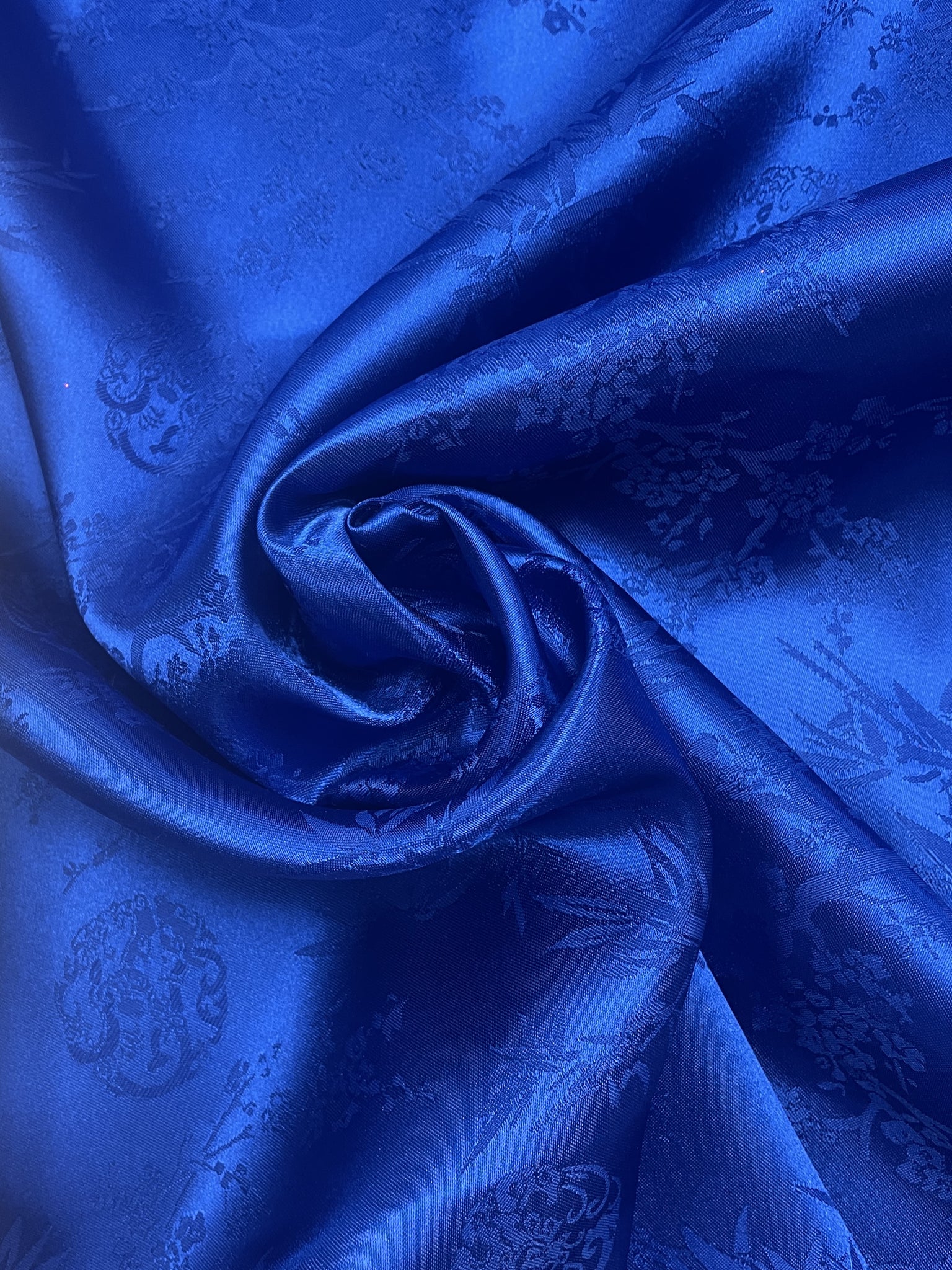 Polyester Jacquard - Royal Blue