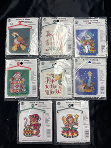 Cross Stitch Kits Set of 8 - Christmas Designs