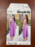 2021 Simplicity 10991 Sewing Pattern - Top and Pants FACTORY FOLDED