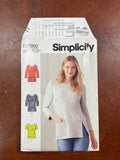 2021 Simplicity 10992 Sewing Pattern - Top FACTORY FOLDED