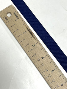 7+ YD Polyester Grosgrain Ribbon - Navy Blue