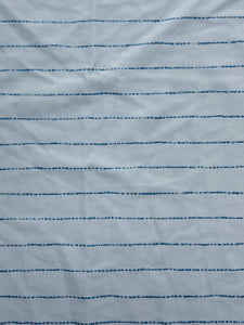 SALE 2+ YD Nylon Spandex/Lycra - Blue with Sparkle Stripes