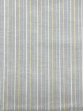 3 1/8 YD Poly/Cotton Yarn-Dyed Stripes - Gray, Yellow and White