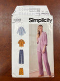 2021 Simplicity 10988 Pattern - Women's Blouse Pants, and Shorts FACTORY FOLDED