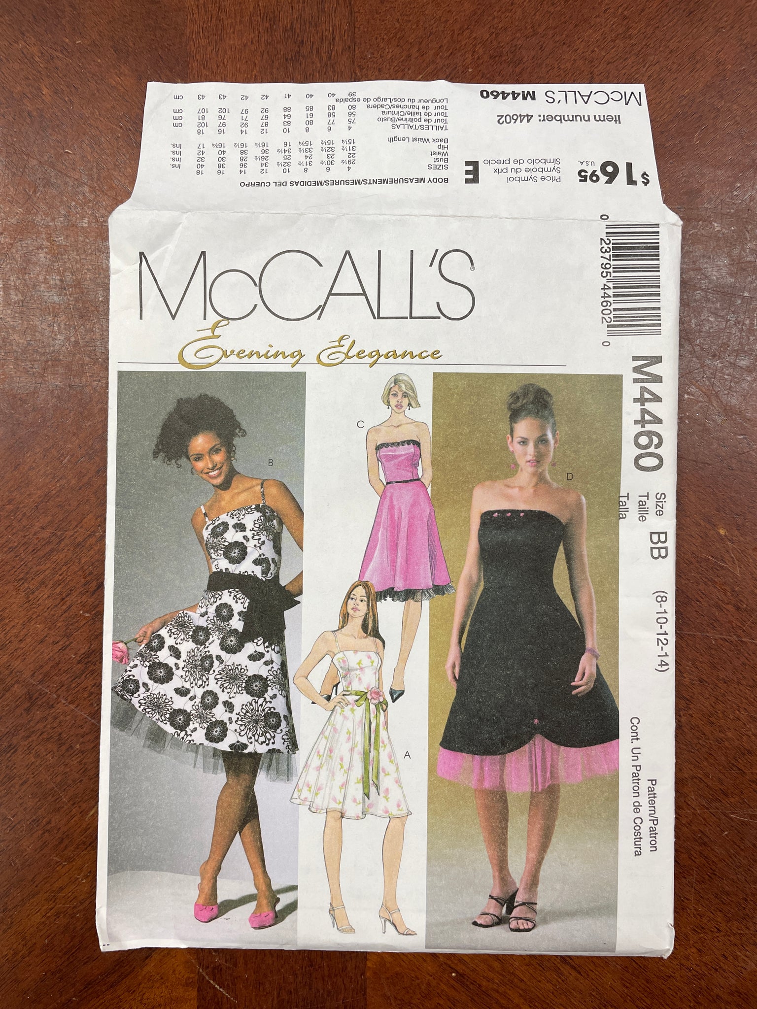 2004 McCall's 4460 Pattern - Women's Dress FACTORY FOLDED