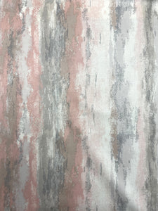 1987 2 1/2 YD Cotton Sateen Vintage - Marbled Pinks and Grays with Subtle Metallic Silver Fleck