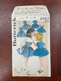 1950's Butterick 2553 Pattern - Child's Dress