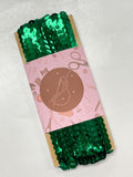 9 1/2 YD Sequin Trim - Emerald Green