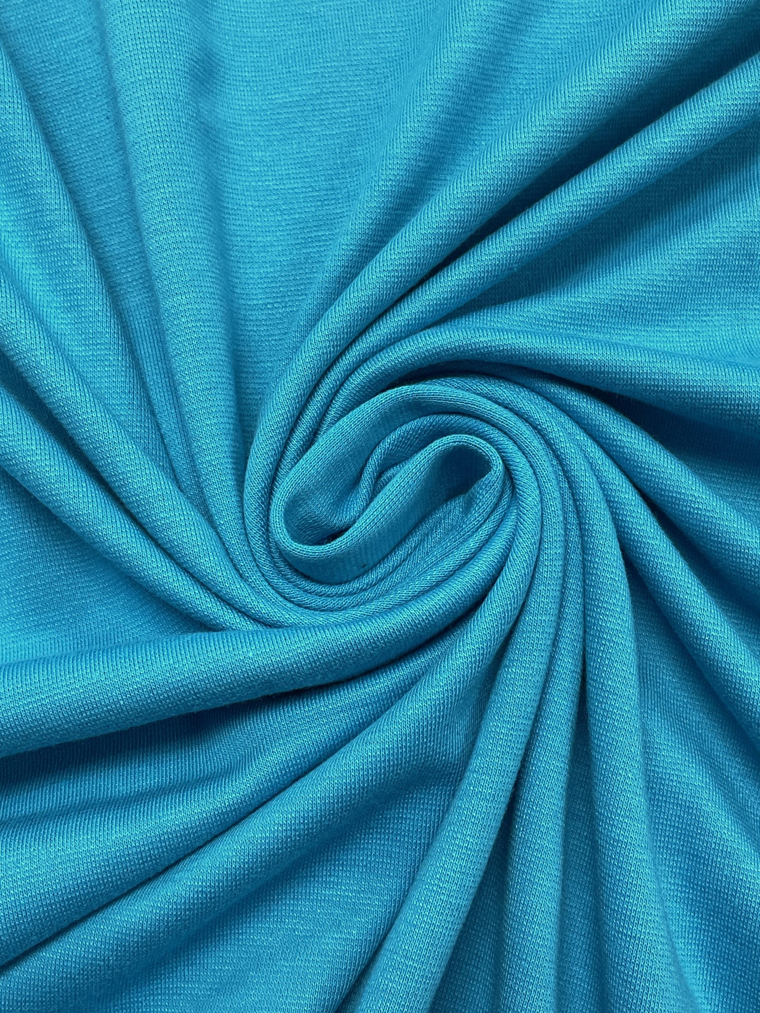 1 1/2 YD Cotton Blend Knit Vintage - Turquoise