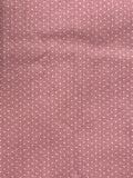 1 3/8 YD Quilting Cotton Calico - Dusty Pink with Tiny Dots