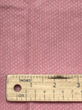 1 3/8 YD Quilting Cotton Calico - Dusty Pink with Tiny Dots