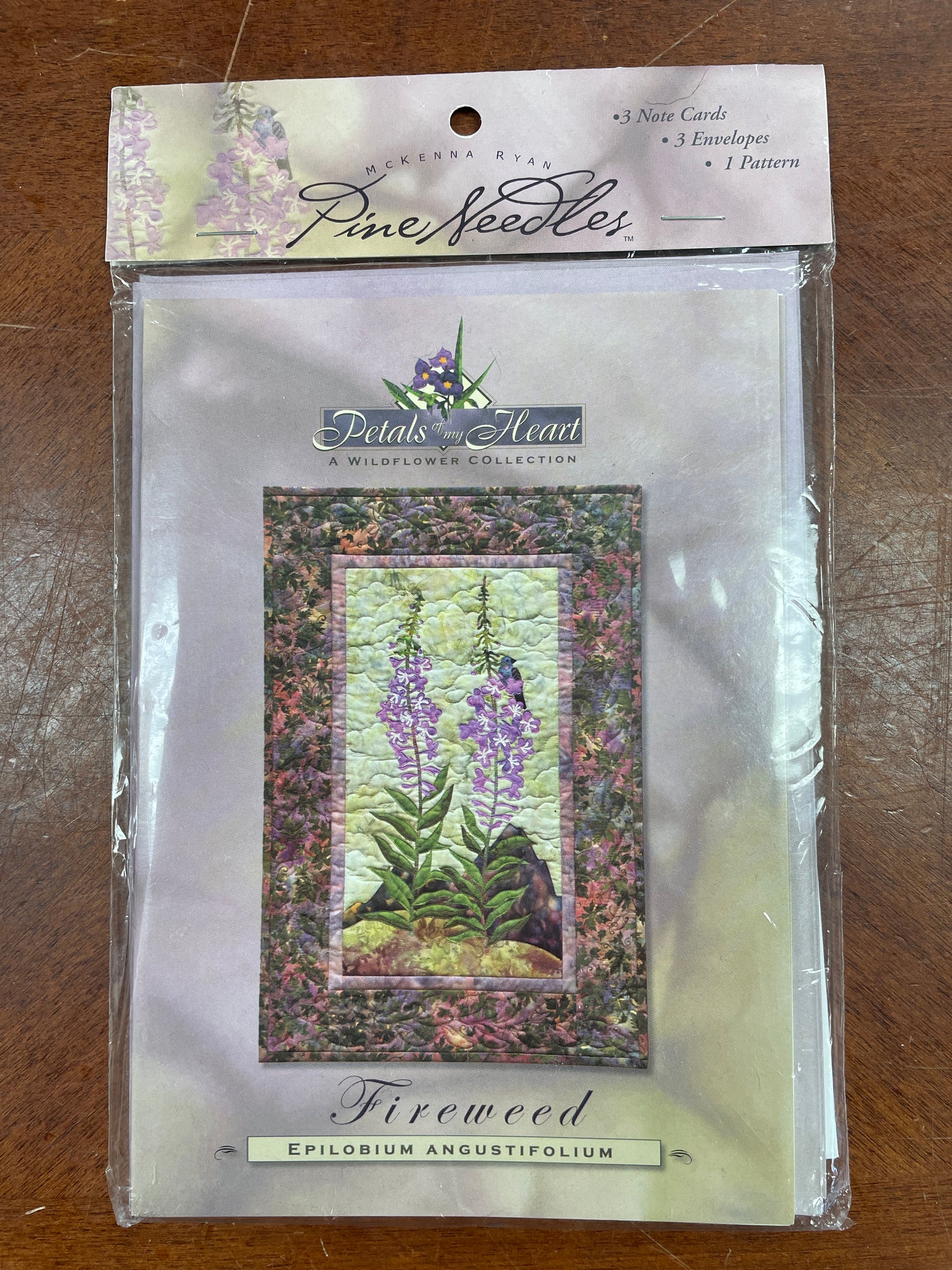 Quilt Pattern and Stationary - "Fireweed"