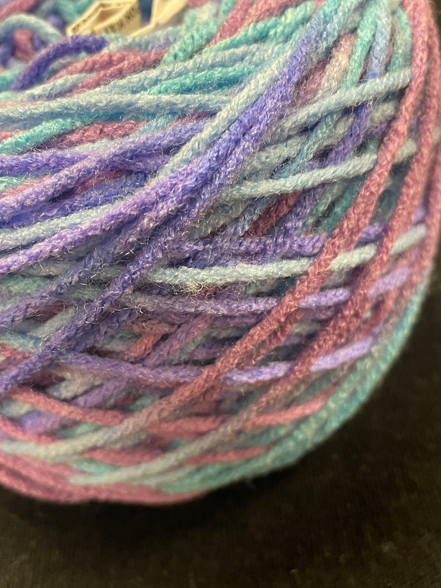 Yarn Acrylic - Variegated Blues and Purples