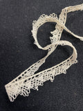 3 1/4 YD Cotton Lace Trim Vintage - Off White