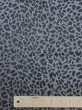 1 3/4 YD Polyester Knit - Heather Gray and Black