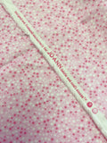 Cotton Flannel - Pink with Pink and White Starts