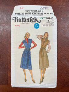 1980's Butterick 5641 Sewing Pattern - Jumper Dress FACTORY FOLDED