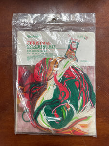 1970's Needlepoint Kit - Christmas Stocking