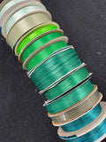 Ribbon Bundle - Various Shades of Green