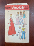 1974 Simplicty 6697 Sewing Pattern - Barbie-Type Doll Clothes