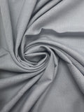 1 7/8 YD Polyester Blend with "Linen" Weave - Medium Gray