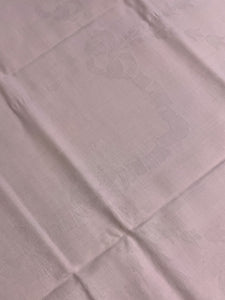 Tablecloth Hilton Hotels Vintage - Pink Poly/Cotton Damask