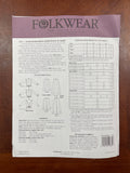 1907 Folkwear 216 Pattern - Schoolmistress Shirtwasit and Skirt FACTORY FOLDED