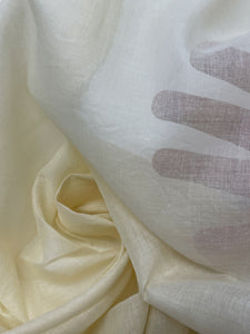 2 1/3 YD Cotton Organdy Sheer - Cream