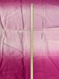 1 YD Acetate Satin Hand-Dyed Vintage - Ombre Fuchsia and Pink