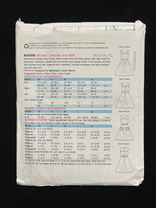 2015 Kwik Sew 4098 Pattern - Dress and Belt