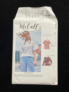 2022 McCall's 8112 Pattern - Tops FACTORY FOLDED