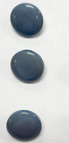 Buttons Plastic with Metal Shank - Blue